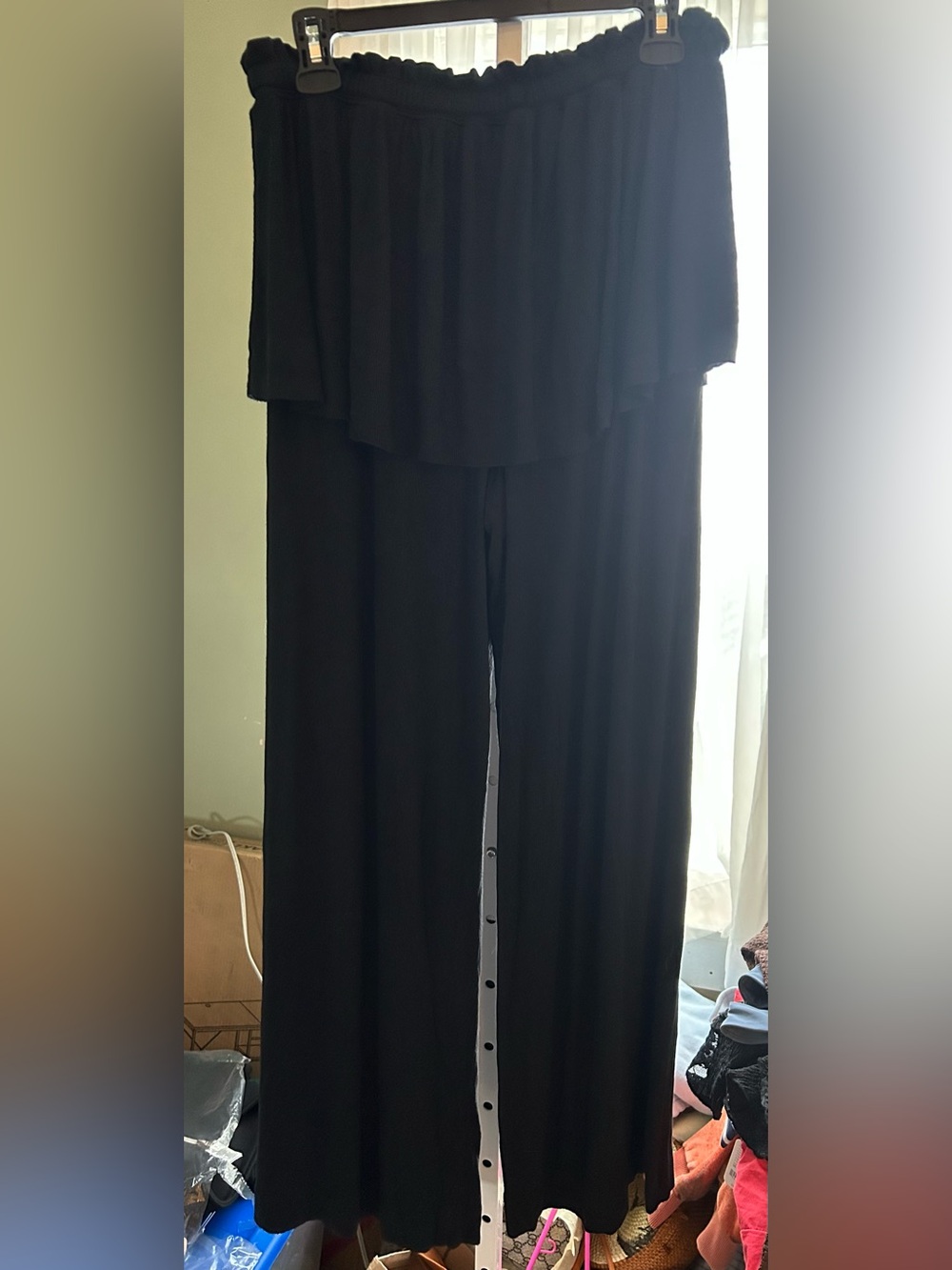 Free People Skirt Flirt Pants in black